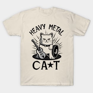 Heavy Metal Cat T-Shirt